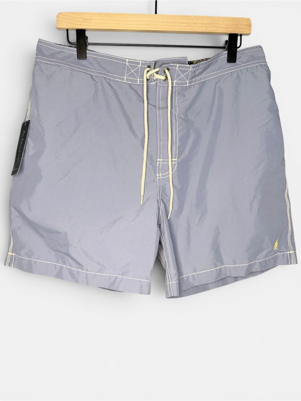 NWT Polo Ralph Lauren 6” Blue Swim Trunks Mesh Lined Drawstring | Size Large